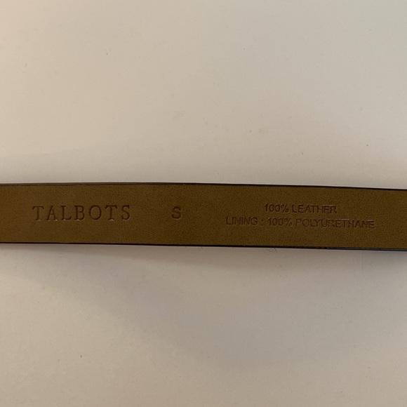 Talbots Leather Belt Small - Picture 3 of 3